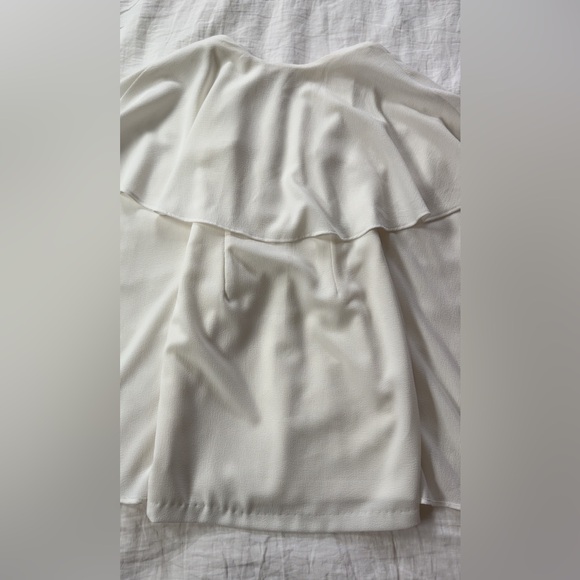 Lulu's White Elegant Sheath Mini Dress - Picture 6 of 14